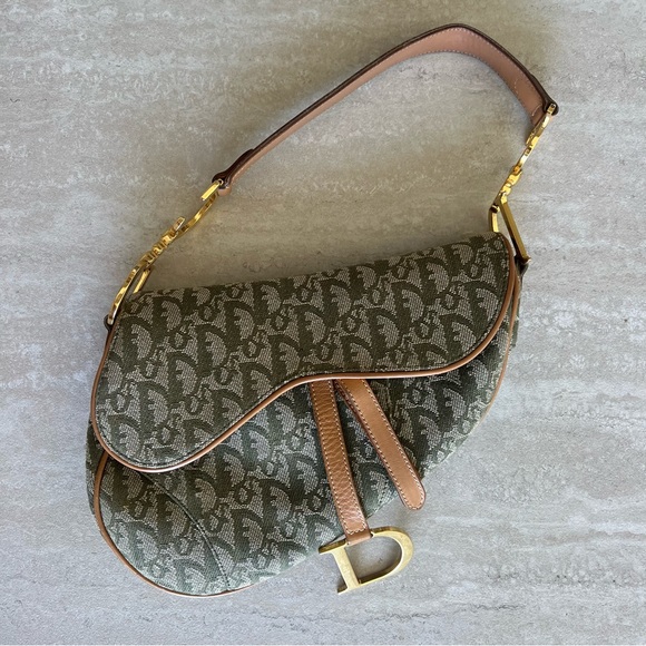 Dior Handbags - Dior Vintage Diorissimo Saddle Bag